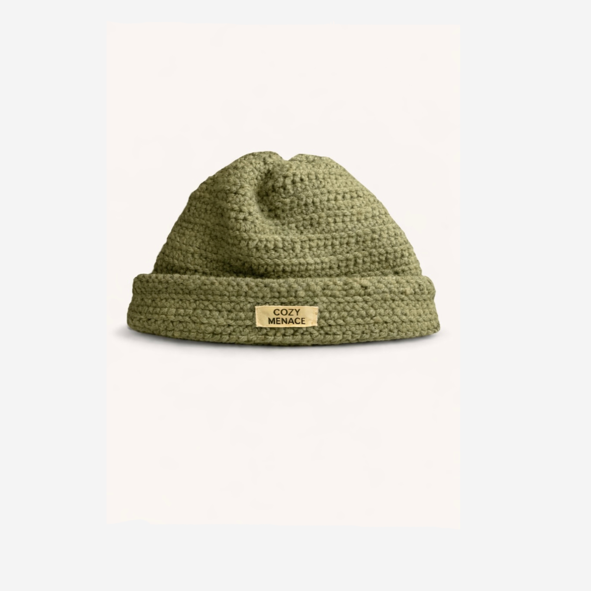 Olive Green - Cozy Menace Beanie