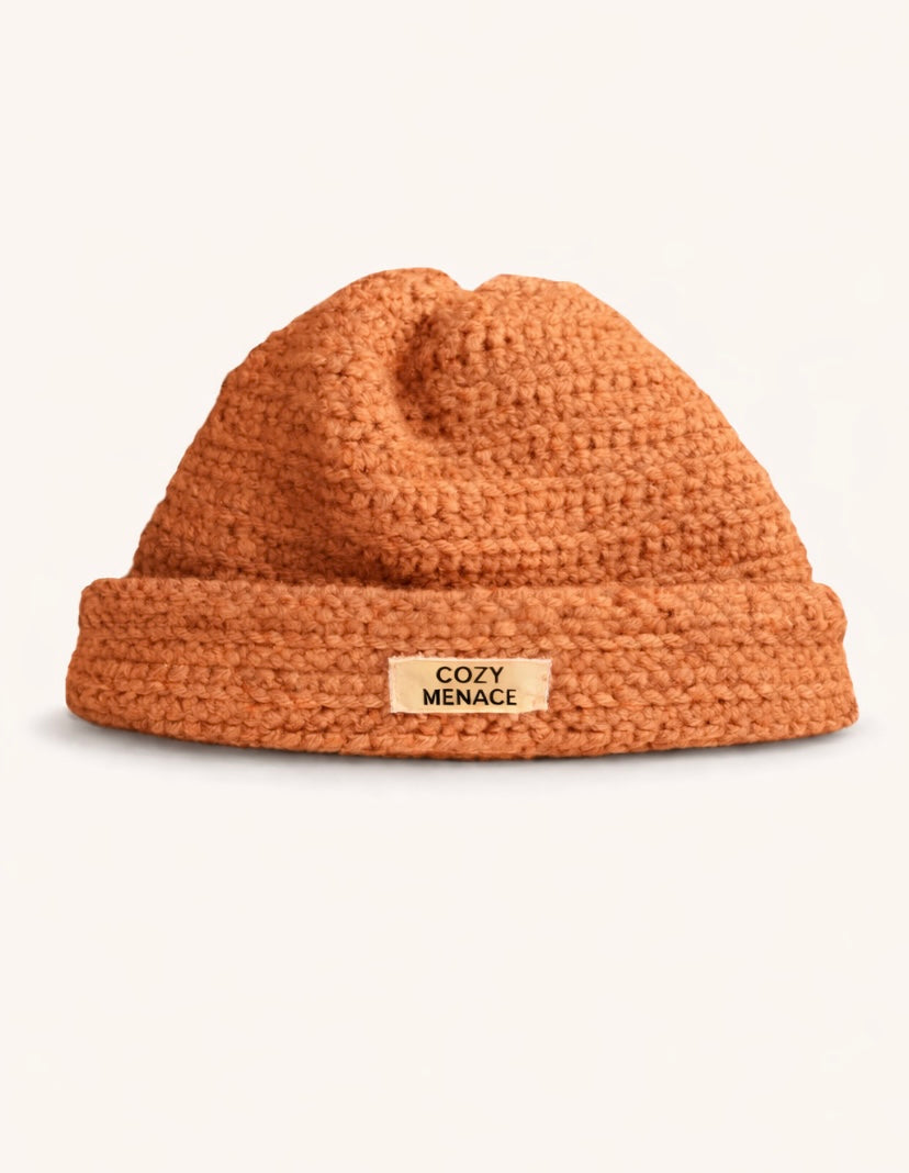 Dusty Orange - Cozy Menace Beanie
