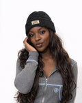 Black - Cozy Menace Beanie